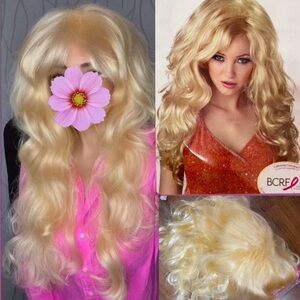 🎀 90s Bombshell Blonde Wig 🎀 Pamela Anderson Style Synthetic California Costumes